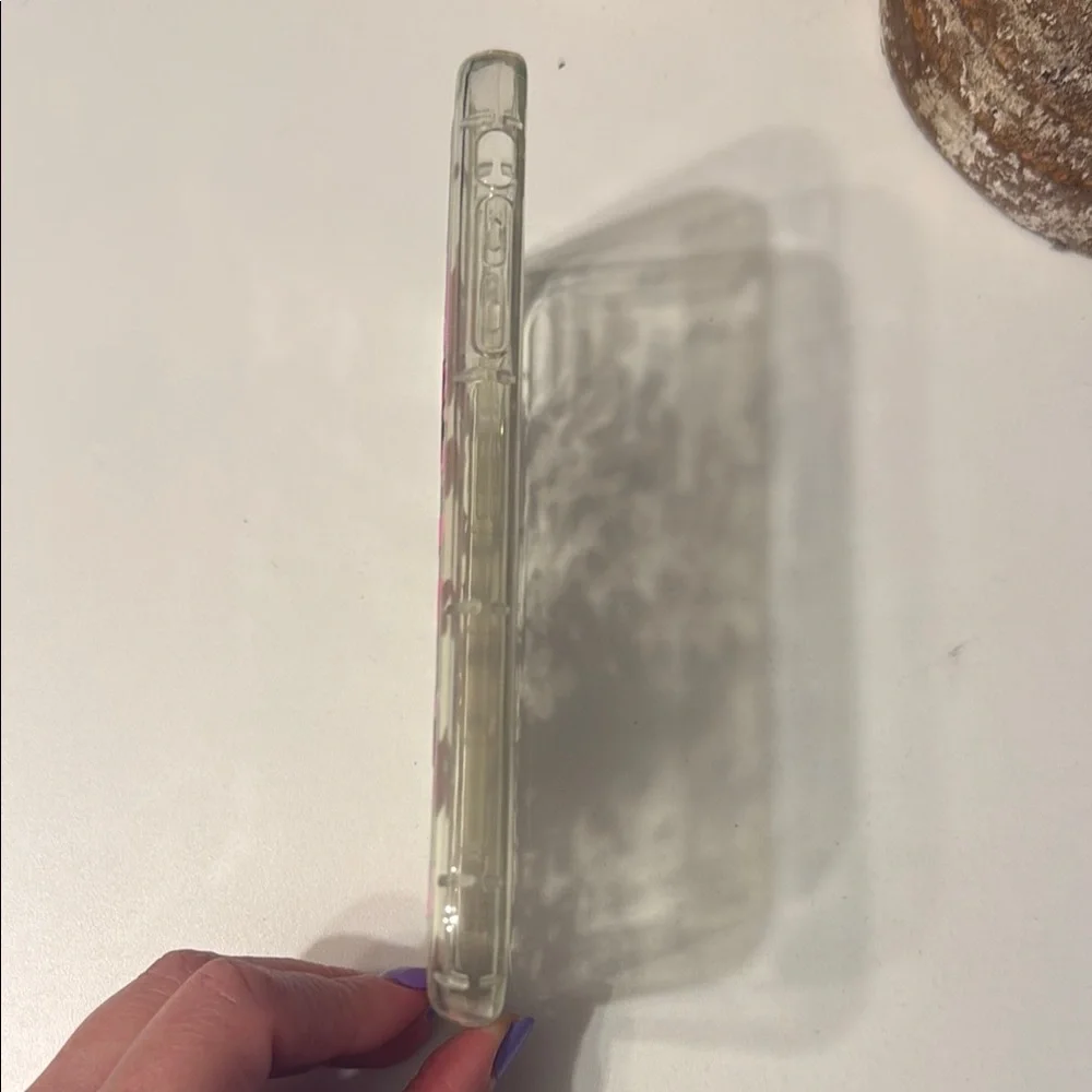 Scream Pink Clear Graphic iPhone XR Soft Case